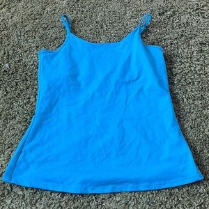 athletic material tank top